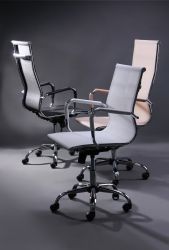 Кресло Slim Net HB (XH-633) серый - интерьер - фото 31