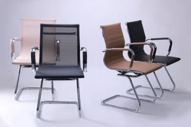Кресло Slim Net LB (XH-633B) серый - интерьер - фото 32