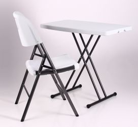 Стілець складаний Knox-F пластик чорний - интерьер - фото 6