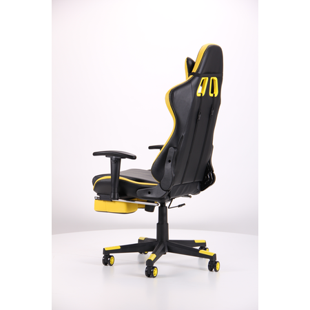 Кресло VR Racer Dexter Megatron черный/желтый (545085) – купить в