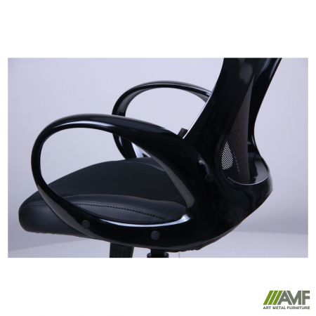 Фото 6 - Кресло Матрикс-1 Черный, сиденье Сетка черная/спинка Сетка черная