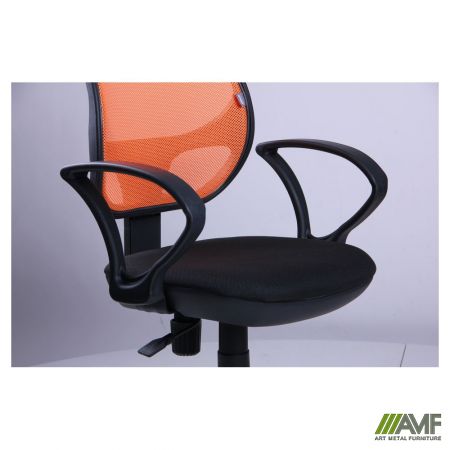 Фото 6 - Кресло Чат/АМФ-4 сиденье А-1/спинка Сетка оранжевая 