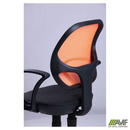 Фото 8 - Кресло Чат/АМФ-4 сиденье А-1/спинка Сетка оранжевая 