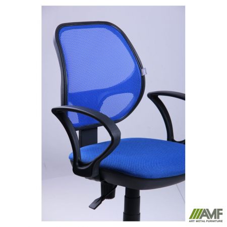 Фото 6 - Кресло Чат/АМФ-4 сиденье А-21/спинка Сетка синяя 