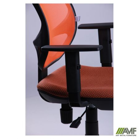 Фото 6 - Кресло Квант/Action сиденье Квадро-70/Спинка сетка оранжевая