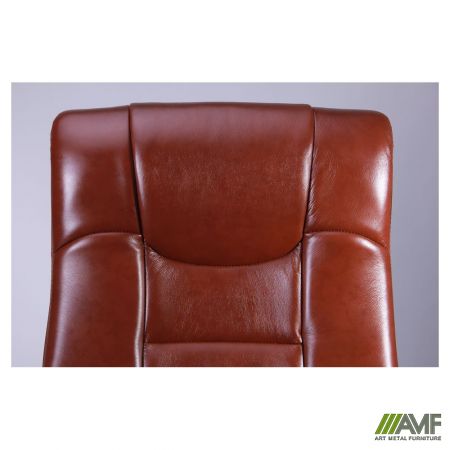 Фото 7 - Кресло Ричмонд, кожа коричневая (642-B+PVC)