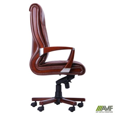 Фото 2 - Кресло Монтана НВ, кожа коричневая (619-B+PVC)