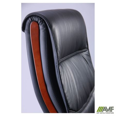 Фото 5 - Кресло Монтана НВ, кожа черная (619-B+PVC)