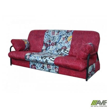 Фото 1 - Диван Гера Буквы красный