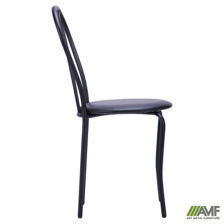 Фото 2 - Стілець Ванеса чорний Шкірозамінник чорний 