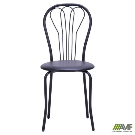 Фото 3 - Стілець Ванеса чорний Шкірозамінник чорний 