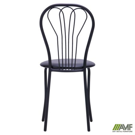 Фото 4 - Стілець Ванеса чорний Шкірозамінник чорний 