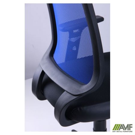 Фото 8 - Кресло Онлайн сиденье Сетка черная/спинка Сетка синяя 