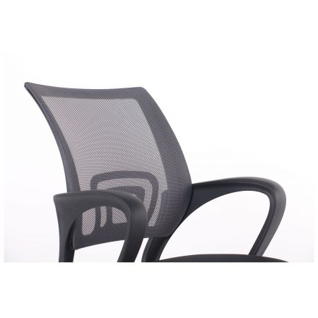 Фото 6 - Кресло Веб сиденье Сетка черная/спинка Сетка серая 