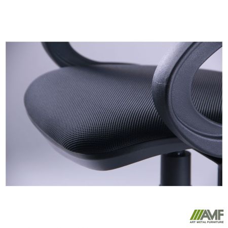 Фото 8 - Кресло Байт/АМФ-5 сиденье Сетка черная/спинка Сетка лайм 