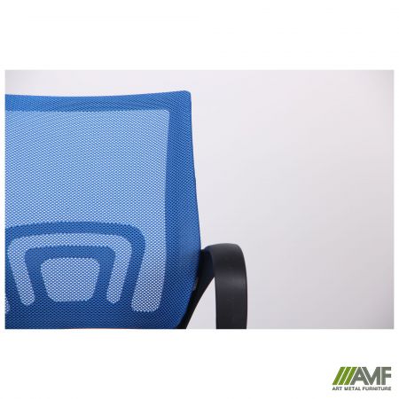 Фото 7 - Кресло Веб сиденье Сетка черная/спинка Сетка синяя 