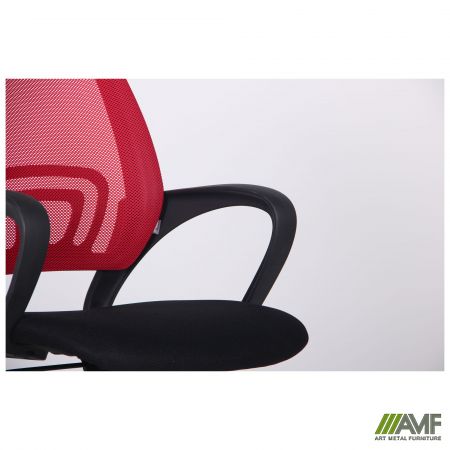 Фото 9 - Кресло Веб сиденье Сетка черная/спинка Сетка красная 