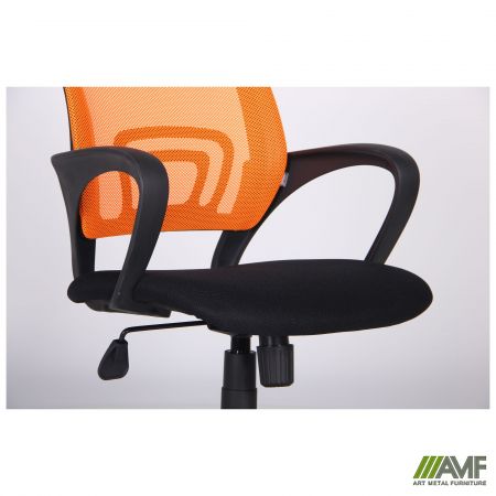 Фото 7 - Кресло Веб сиденье Сетка черная/спинка Сетка оранжевая 