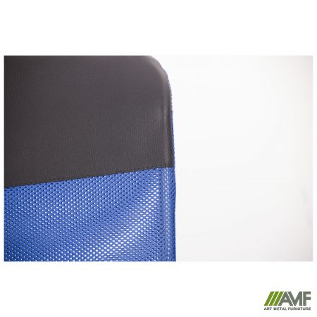 Фото 11 - Кресло Ultra сиденье А-1/спинка Сетка синяя, вставка Скаден черный 