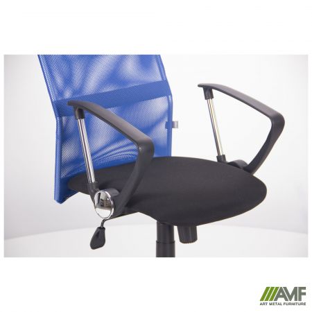 Фото 7 - Кресло Ultra сиденье А-1/спинка Сетка синяя, вставка Скаден черный 