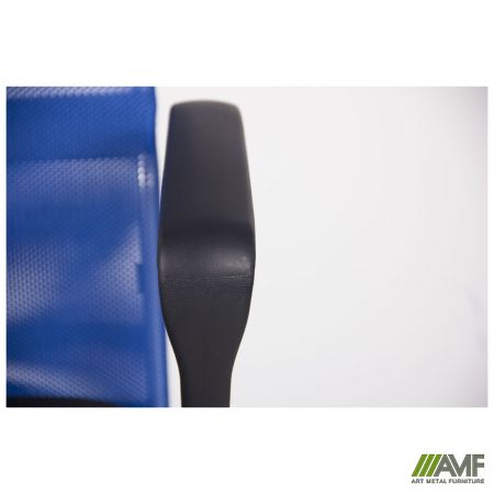 Фото 9 - Кресло Ultra сиденье А-1/спинка Сетка синяя, вставка Скаден черный 
