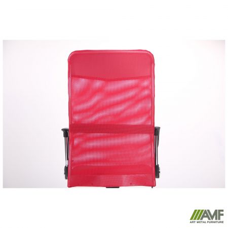 Фото 14 - Кресло Ultra Хром сиденье А-1/спинка Сетка красная, вставка Скаден черный 
