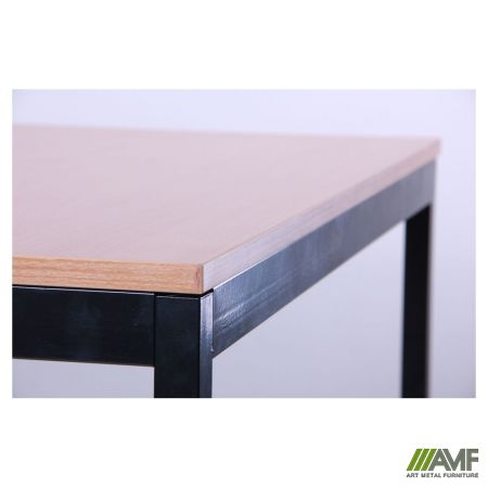 Фото 5 - Стіл Турін розбірний (680х680х750H) чорний графіт/Бук 