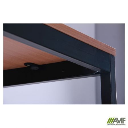 Фото 7 - Стіл Турін розбірний (680х680х750H) чорний графіт/Бук 