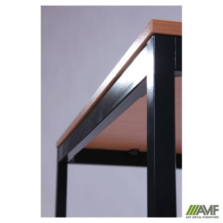 Фото 8 - Стіл Турін розбірний (680х680х750H) чорний графіт/Бук 