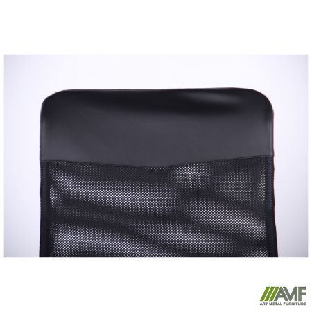 Фото 9 - Кресло Ultra Хром сиденье А-1/спинка Сетка черная, вставка Скаден черный (упаковка 6 шт)