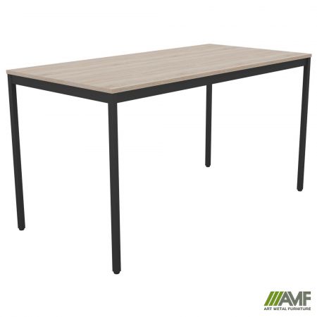 Фото 2 - Стол Турин разборной (1387х680х750H) черный графит/Дуб Сонома 