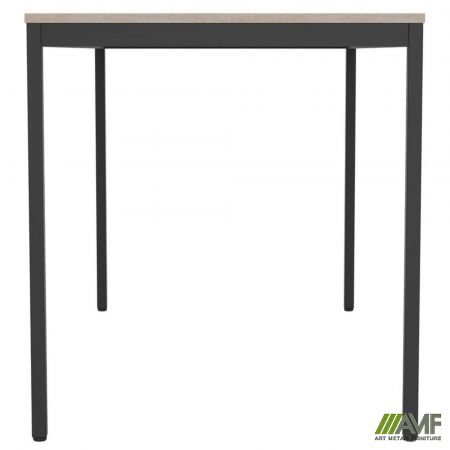 Фото 4 - Стол Турин разборной (1387х680х750H) черный графит/Дуб Сонома 