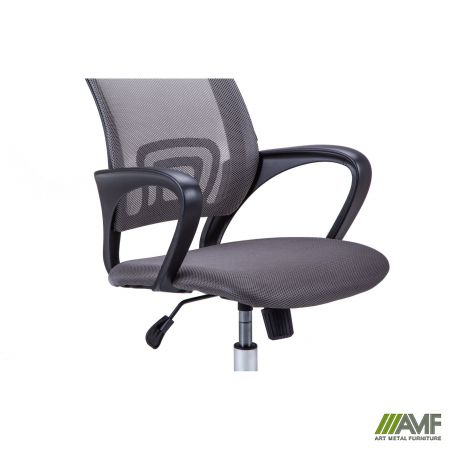 Фото 5 - Крiсло Веб Хром Сiтка сiра 