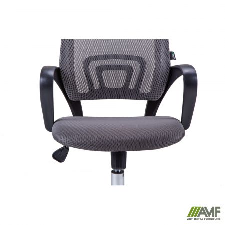 Фото 6 - Крiсло Веб Хром Сiтка сiра 