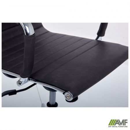 Фото 8 - Крiсло Slim HB Хром Tilt WAX Dark Grey 