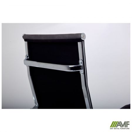Фото 9 - Крiсло Slim HB Хром Tilt WAX Dark Grey 