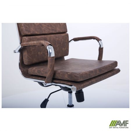 Фото 9 - Крiсло Slim FX HB Хром Tilt WAX Coffee 