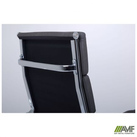 Фото 11 - Крiсло Slim FX HB Хром Tilt WAX Black Grey 