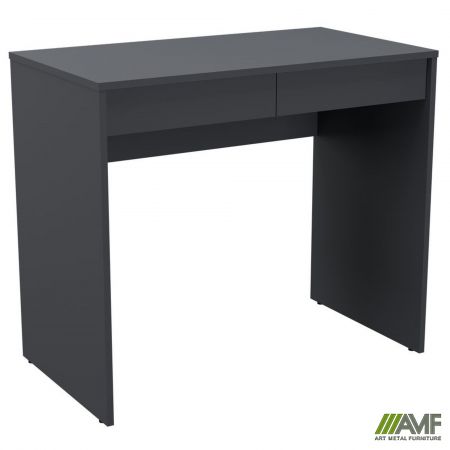 Фото 1 - Стіл City 900 дві шухляди (900х500х780Н) Антрацит 