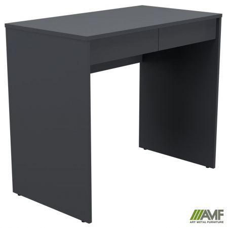 Фото 2 - Стіл City 900 дві шухляди (900х500х780Н) Антрацит 