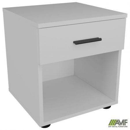 Фото 1 - Тумба приліжкова City одна шухляда (400х400х450Н) Білий 