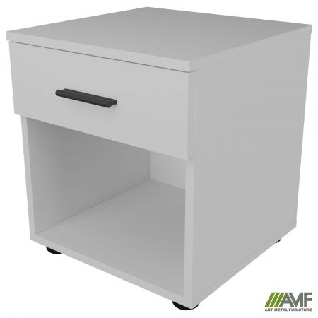 Фото 3 - Тумба приліжкова City одна шухляда (400х400х450Н) Білий 