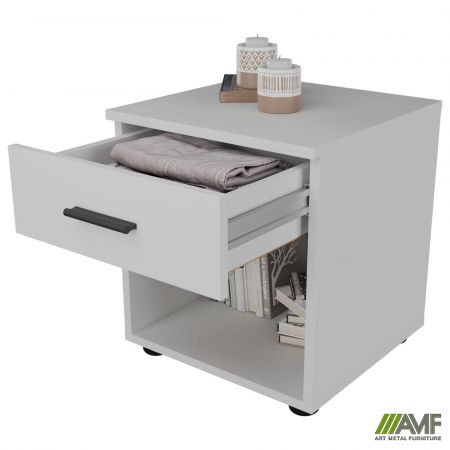 Фото 6 - Тумба приліжкова City одна шухляда (400х400х450Н) Білий 