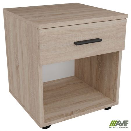 Фото 1 - Тумба приліжкова City одна шухляда (400х400х450Н) Дуб Сонома 