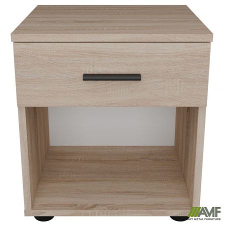 Фото 2 - Тумба приліжкова City одна шухляда (400х400х450Н) Дуб Сонома 