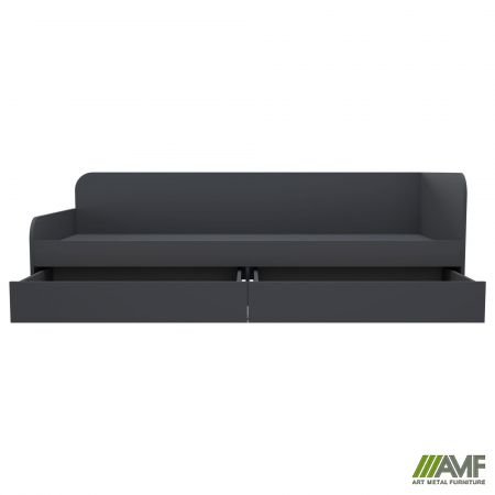 Фото 5 - Ліжко односпальне City дві шухляди під матрац 1900х800 Антрацит 