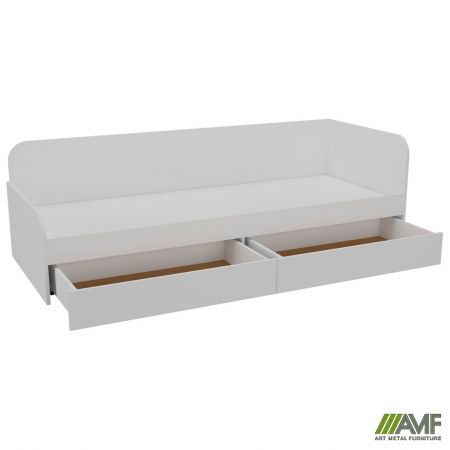 Фото 4 - Ліжко односпальне City дві шухляди під матрац 1900х800 Білий 