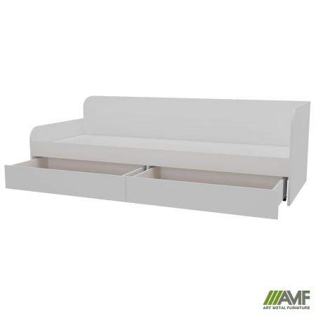 Фото 6 - Ліжко односпальне City дві шухляди під матрац 1900х800 Білий 