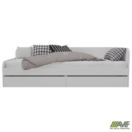 Фото 8 - Ліжко односпальне City дві шухляди під матрац 1900х800 Білий 