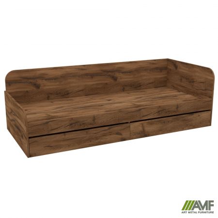 Фото 1 - Кровать односпальная City два ящика под матрас 1900х800 Дуб Ливорно 